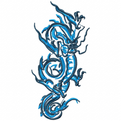 Dragoes Embroidery Design 12